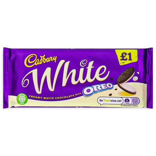 Cadbury Dairy Milk Oreo White Price Marked British 17x120g Pacific Candy Wholesale