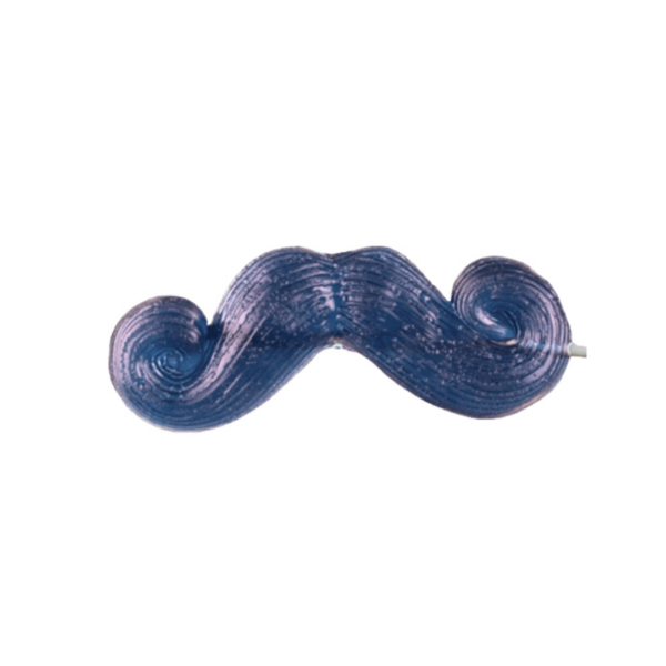 Giant Gummy Mustache Blue Raspberry 2x2.4oz-min