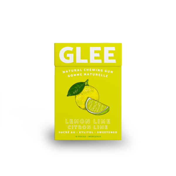 Glee Gum Lemon Lime Sugar Free 12