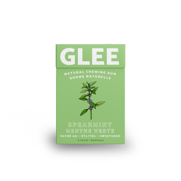 Glee Gum Spearmint Sugar Free 12