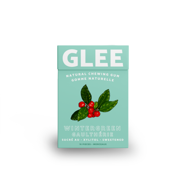 Glee Gum Wintergreen Sugar Free 12