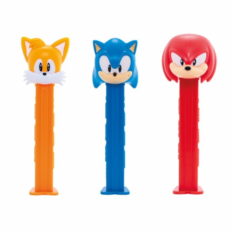 PEZ Sonic The Hedgehog Assorted Blister 6 Pacific Candy Wholesale