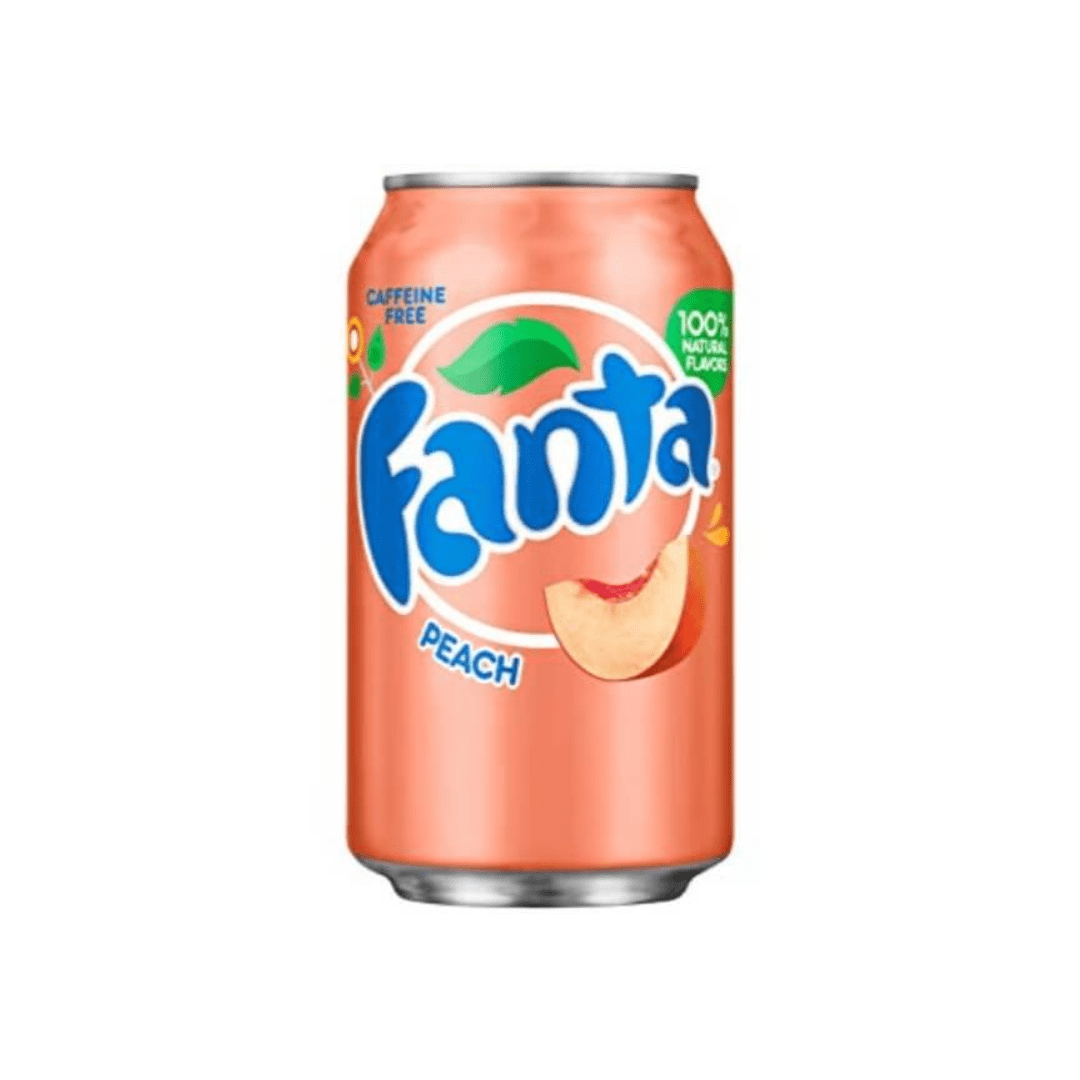 Fanta Peach Soda USA 12x355ml Best Before June 01 2026 Pacific 