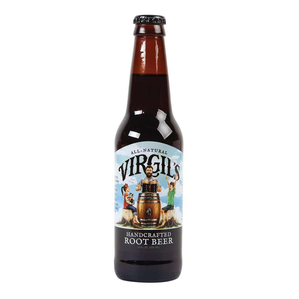 Virgil's Root Beer Soda British 12x355ml Pacific Candy Wholesale