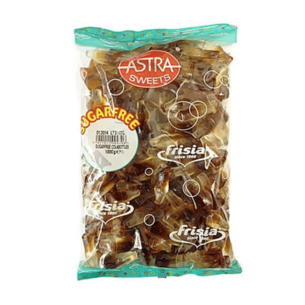Astra Sweets Sugar Free Gummy Cola Bottles British-min