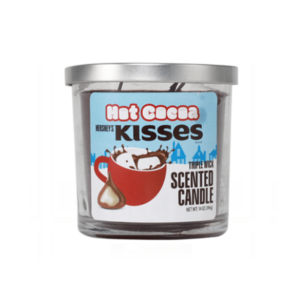 Hershey Kisses Scented Candle Hot Cocoa Large-min