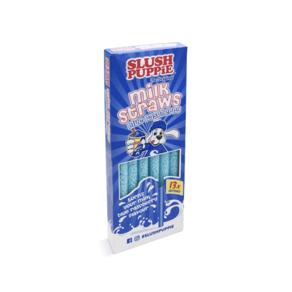 Slush Puppie Milk Straws Blue Raspberry-min