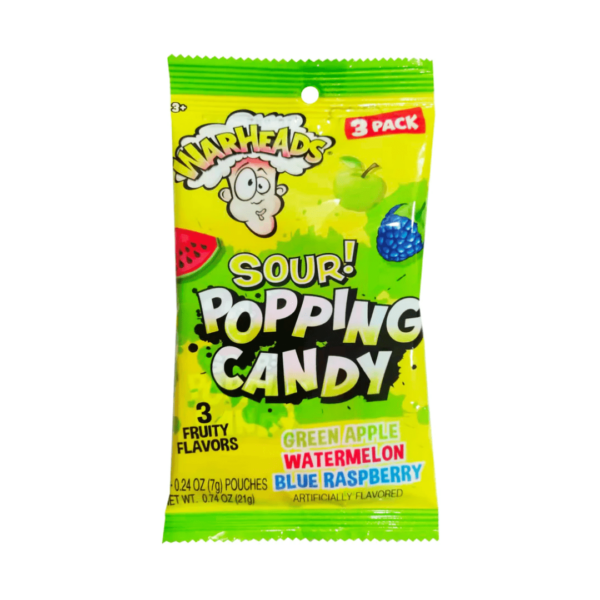 Warheads Sour Popping Candy Three Pack-min