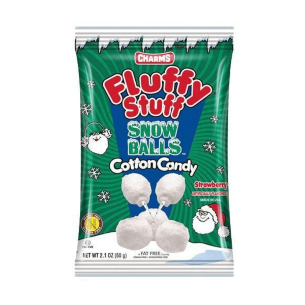 Charms Cotton Candy Fluffy Stuff Snowballs Christmas 24x2.1oz-min