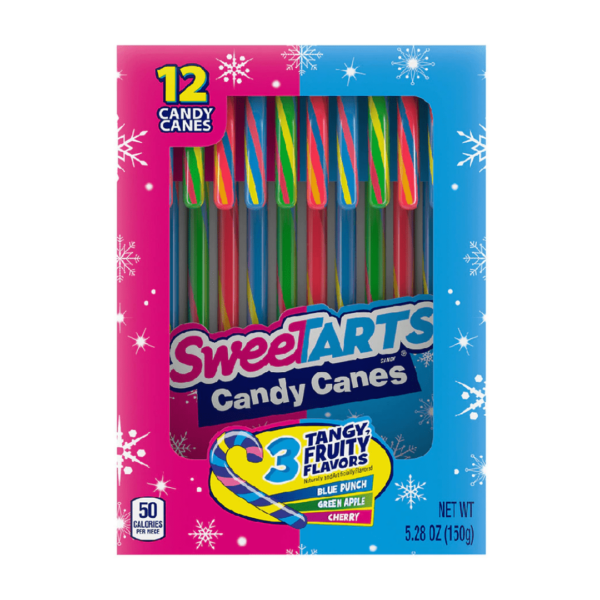 Ferrara Sweetarts Candy Canes Twelve Pack Christmas 24x5.28oz-min