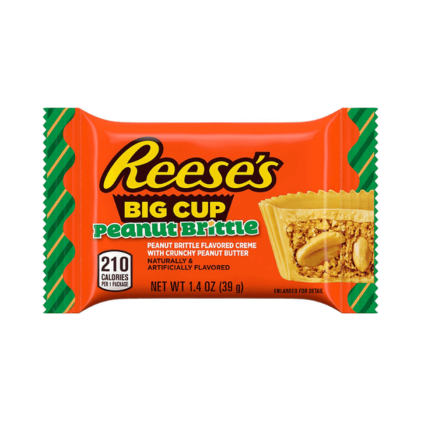 Hershey Rees's Big Cup Peanut Brittle Christmas 16x1.4oz-min