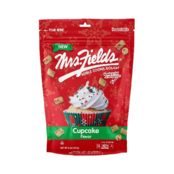 Taste Of Nature Mrs. Fields Cookie Dough Dessert Topping Holiday Cupcake 8-min