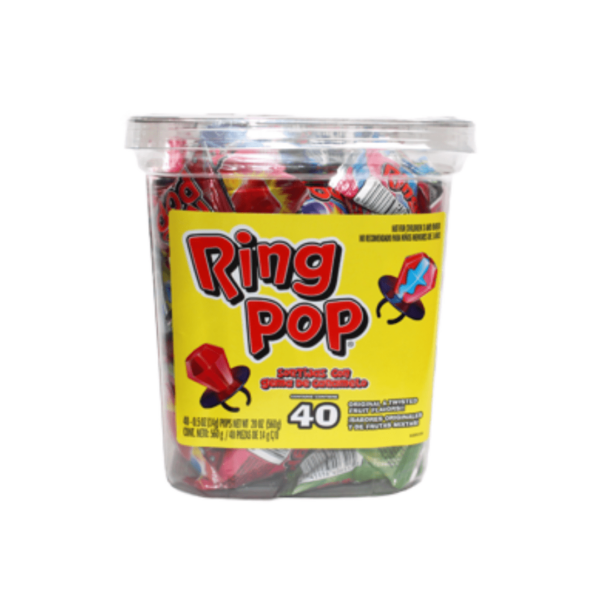 Topps Ring Pop Assorted 40-min