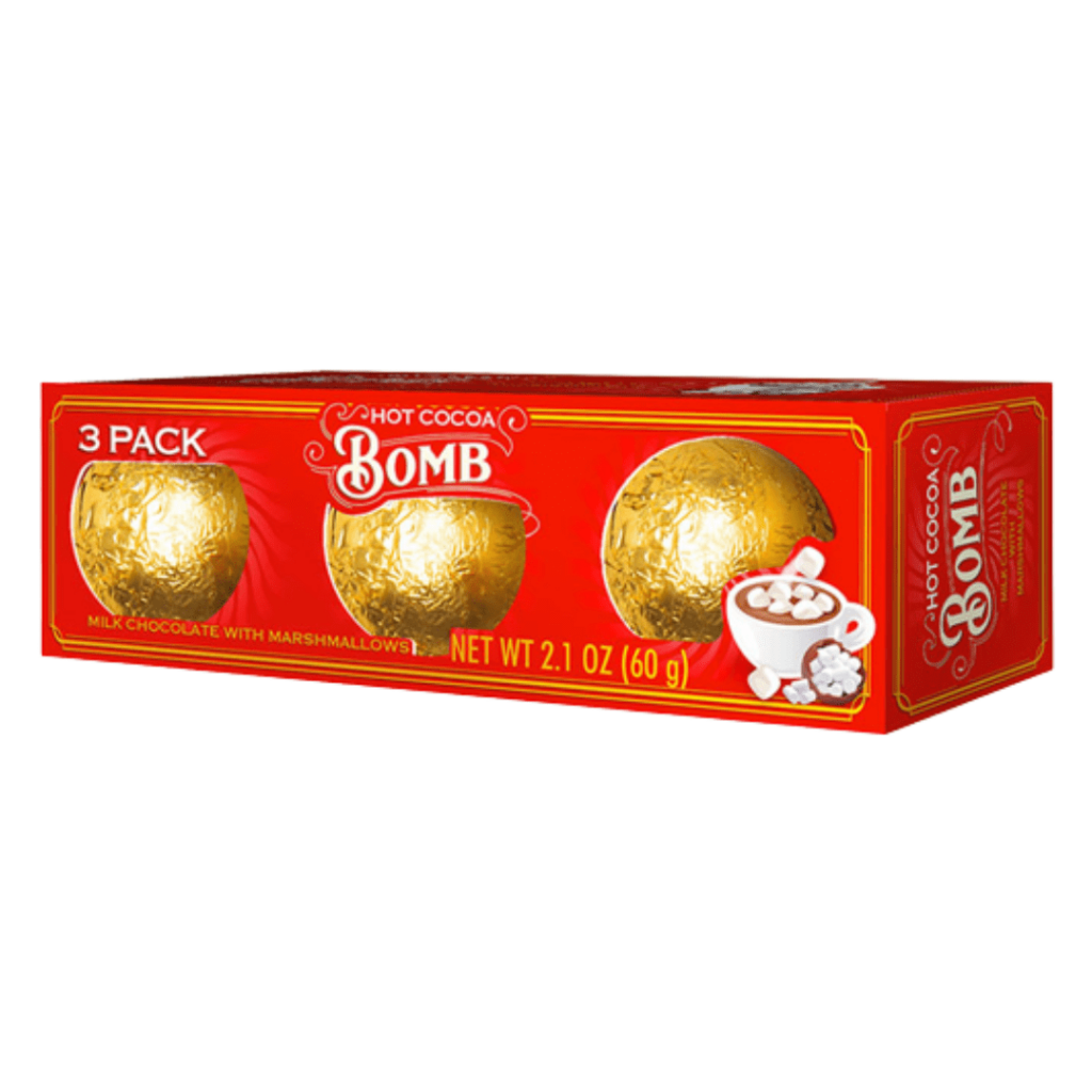 Albert's Hot Cocoa Ball Milk Chocolate With Marshmallow Three Pack 12x2.1oz Pacific Candy