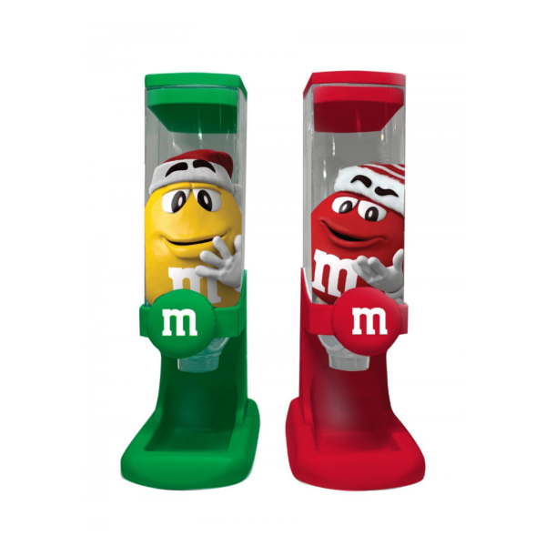 CandyRific M&M Twist Dispenser Christmas 9x0.46oz-min
