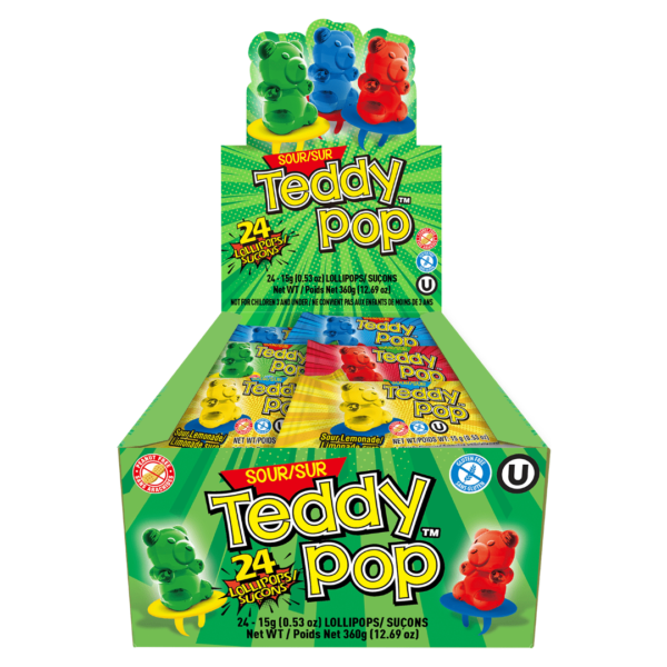 Exclusive Brands Teddy Pop Sour 24-min