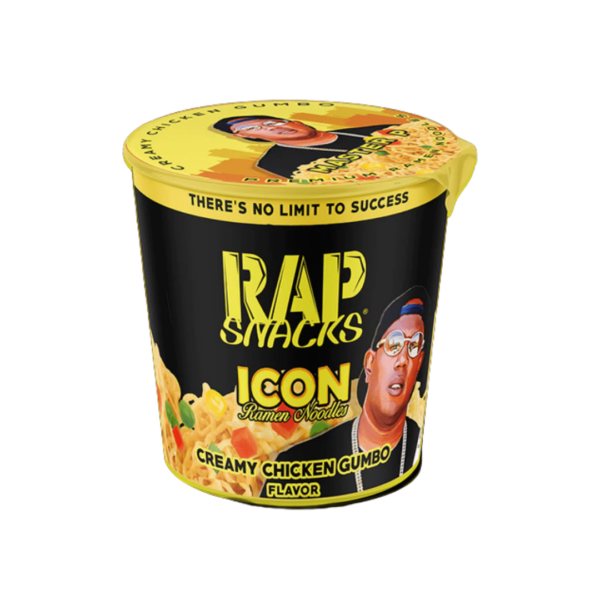 Rap Snacks Icon Ramen Noodles Master P Creamy Chicken Gumbo 12-min