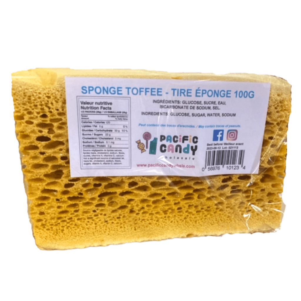 Sponge Toffee 24x100g Pacific Candy Wholesale