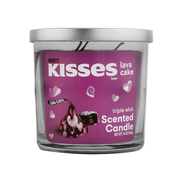 Hershey Kisses Scented Candle Lava Cake 4x14oz-min