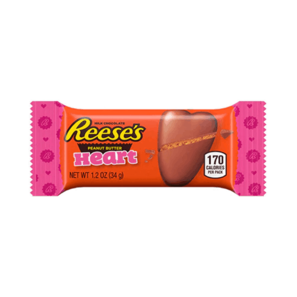 Hershey Reese's Peanut Butter Hearts Valentine 36x1.2oz-min