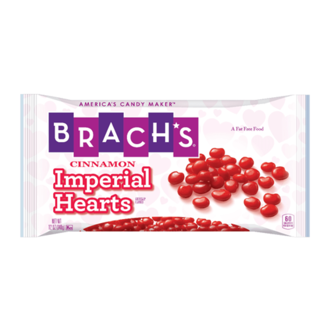 Brach's Cinnamon Imperial Hearts Valentine 24x12oz Pacific Candy