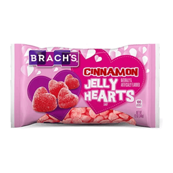 Brach's Cinnamon Jelly Hearts Valentine 24x12oz Pacific Candy Wholesale