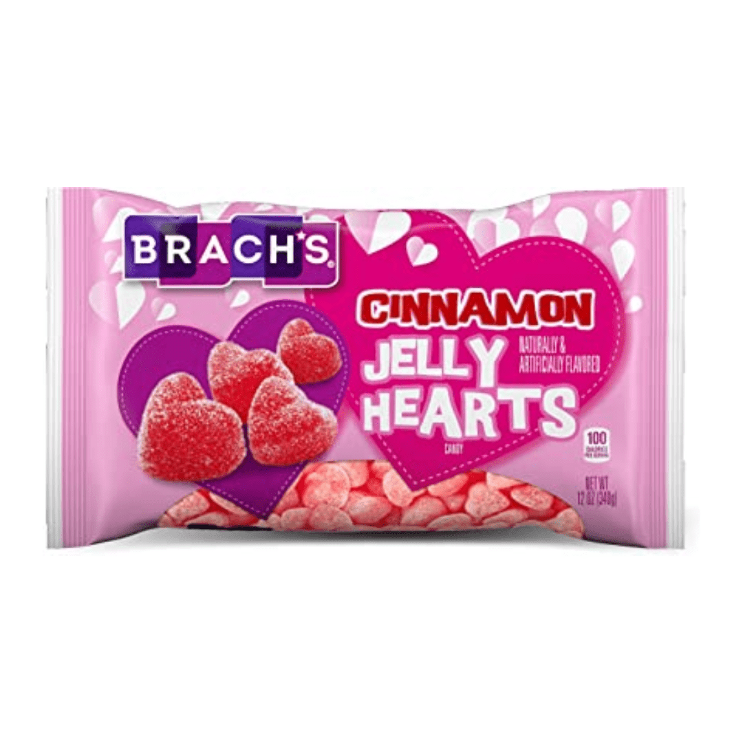 Brach's Cinnamon Jelly Hearts Valentine 24x12oz Pacific Candy Wholesale