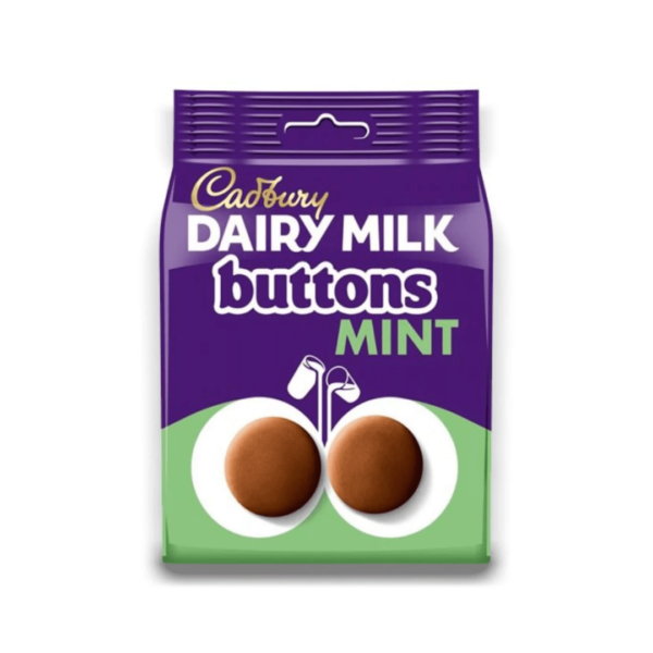 Cadbury Dairy Milk Mint Buttons British 10x95g-min