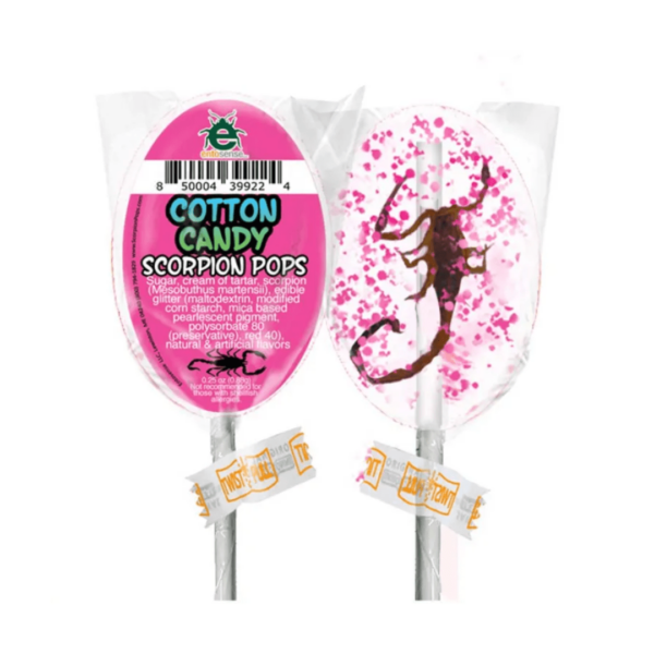 Entomarket Scorpion Pops Cotton Candy 36-min