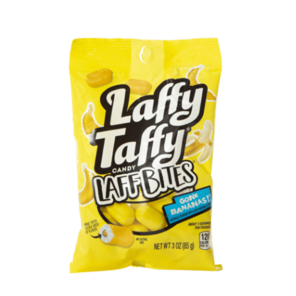 Ferrara Laffy Taffy Laff Bites Gone Bananas 12x3oz