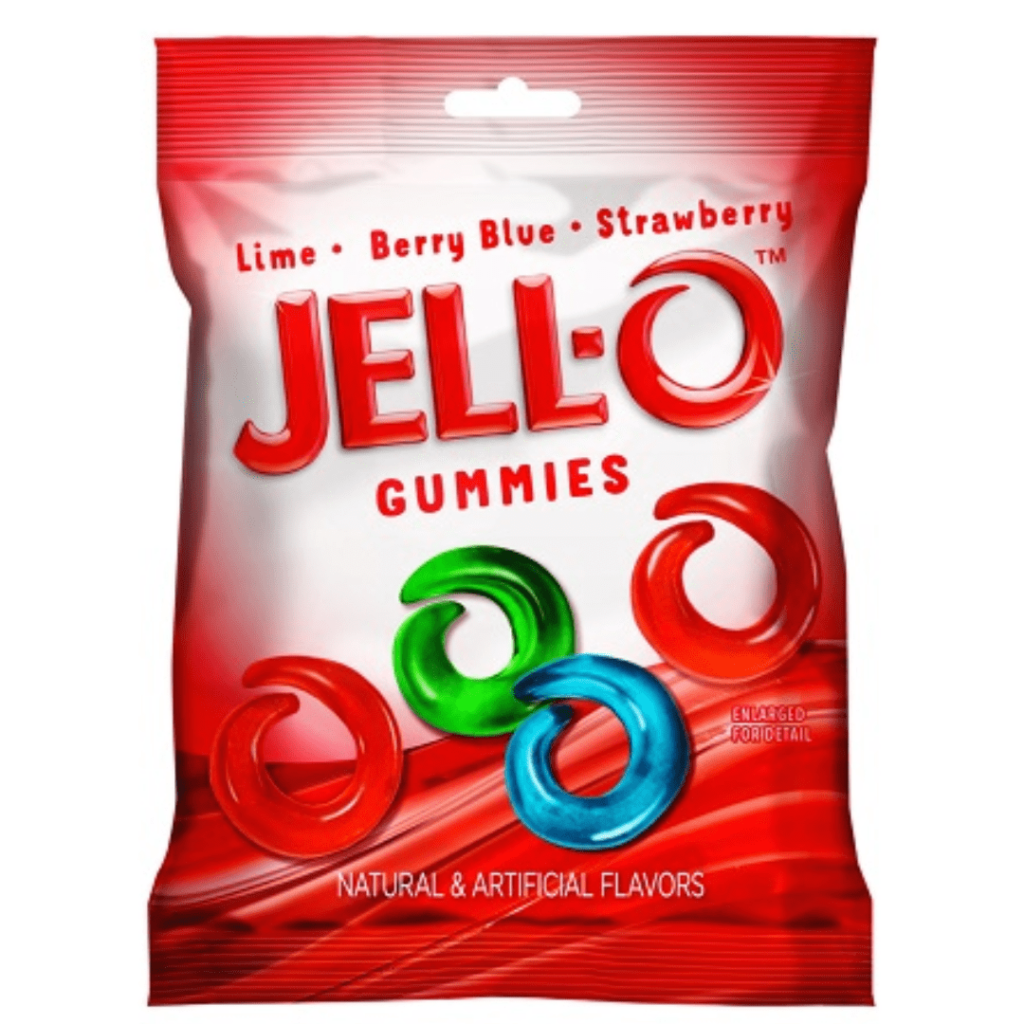 JellO Gummies Assorted 12x4.5oz Pacific Candy Wholesale