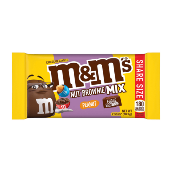 Mars M&M's Nut Brownie Mix Share Size 18x70.9g-min