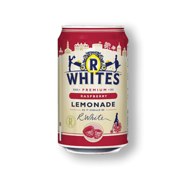 R Whites Raspberry Lemonade British 24x330ml-min