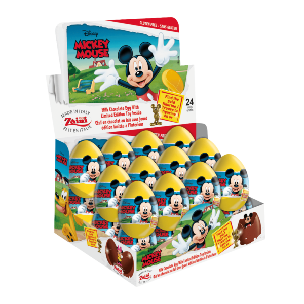 Zaini Disney Mickey Mouse Chocolate Surprise Egg 24-min