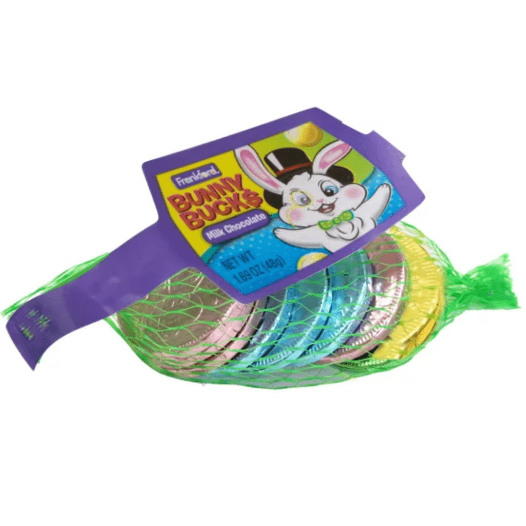 Frankford Bunny Bucks Easter 24x1.48oz Pacific Candy Wholesale