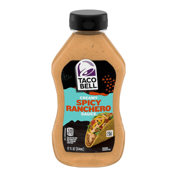 Taco Bell Creamy Spicy Ranchero Sauce 8x12oz-min