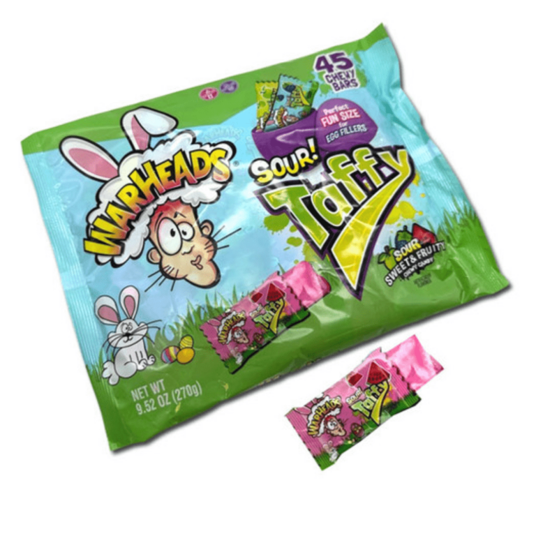 Warheads Sour Taffy Easter 12x9.5oz Pacific Candy Wholesale