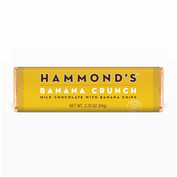 Hammond's Banana Crunch Milk Chocolate 12x2.25oz-min