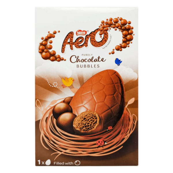 Nestle Aero Bubbles Milk Chocolate Medium Egg British Easter 9x121g-min