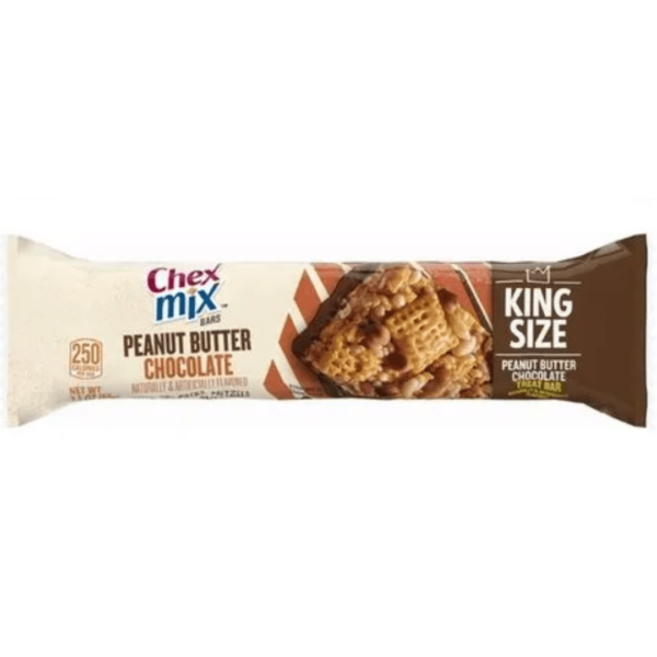 Chex Mix Bars Peanut Butter Chocolate King Size 12x2.2oz-min