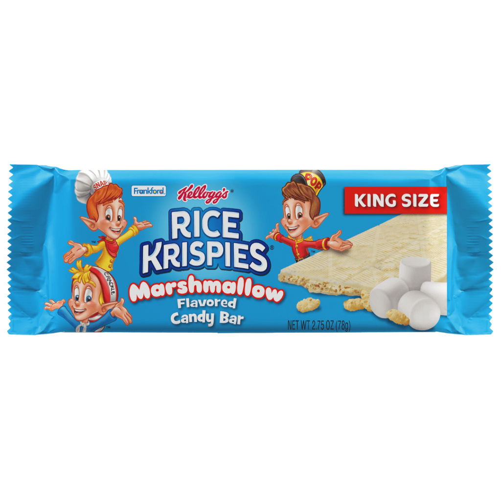 Frankford Kellogg's Rice Krispies Marshmallow Candy Bar King Size 18x2