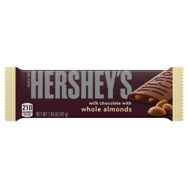 Hershey Milk Chocolate With Almonds 36x1.45oz-min