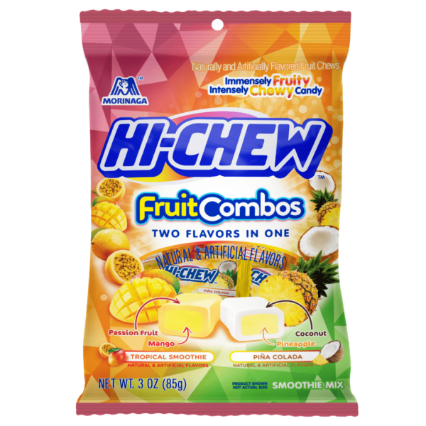 Hi-Chew Fruit Combos Tropical Smoothie & Pina Colada 6x3oz-min