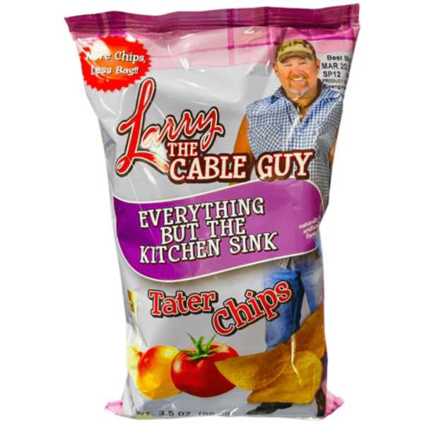 Larry The Cable Guy Tater Chips Everything But The Kitchen Sink 12x3.5oz-min