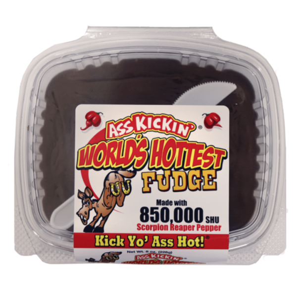 Ass Kickin' World’s Hottest Chocolate Fudge 6x8oz-min