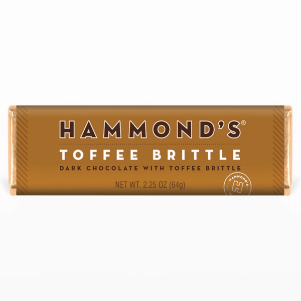 Hammond's Toffee Brittle Dark Chocolate 12x2.25oz-min