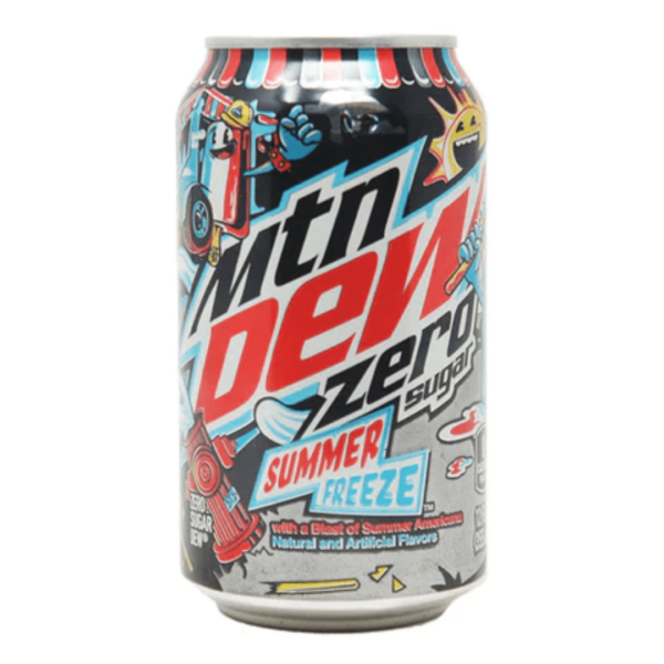 Mountain Dew Summer Freeze Zero Sugar 12x355ml-min