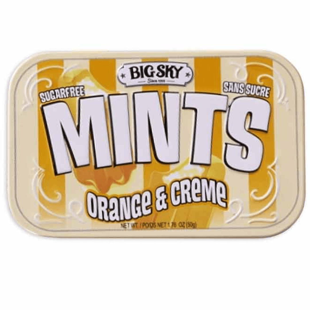 Big Sky Mints Orange and Creme Sugar Free 6 - Pacific Candy Wholesale