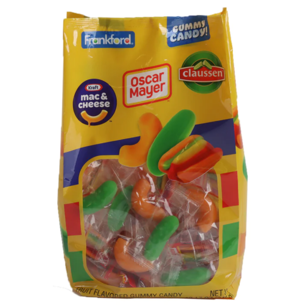 Frankford Kraft, Oscar Mayer & Claussen Assorted Gummy Candy Forty Pieces 6