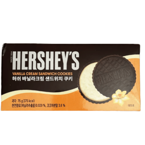Hershey Vanilla Cream Sandwich Cookies 24x77g-min